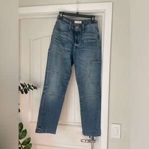 lucky brand jeans straight leg with pockets size 27